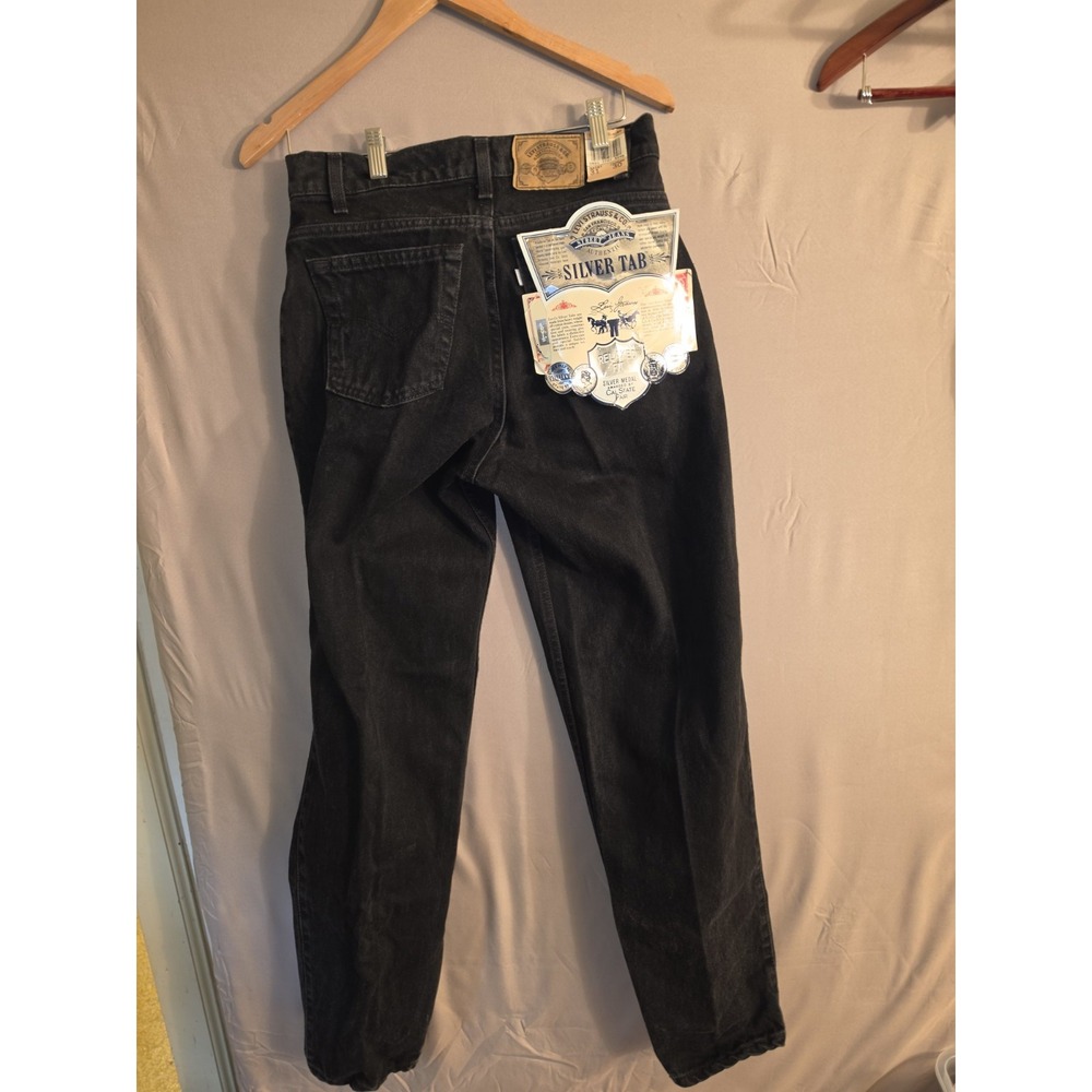 Levi Strauss LEVIS Black Jeans Men's 31X30 SILVER TAB NWT